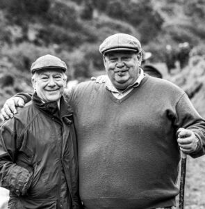 Sportarm's Kevin Phillips with 31-time World Champion George Digweed MBE.